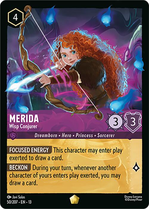 Merida - Wisp Conjurer (50/207) [Attack of the Vine!] | Black Swamp Games