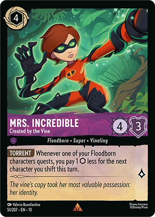 Mrs. Incredible - Created by the Vine (51/207) [Attack of the Vine!] | Black Swamp Games