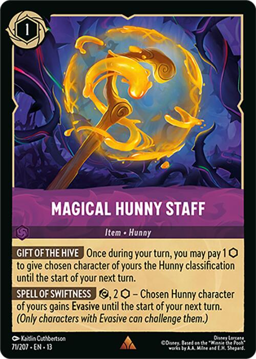 Magical Hunny Staff (71/207) [Attack of the Vine!] | Black Swamp Games