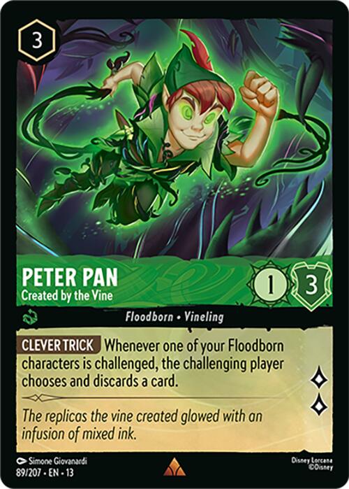 Peter Pan - Created by the Vine (89/207) [Attack of the Vine!] | Black Swamp Games