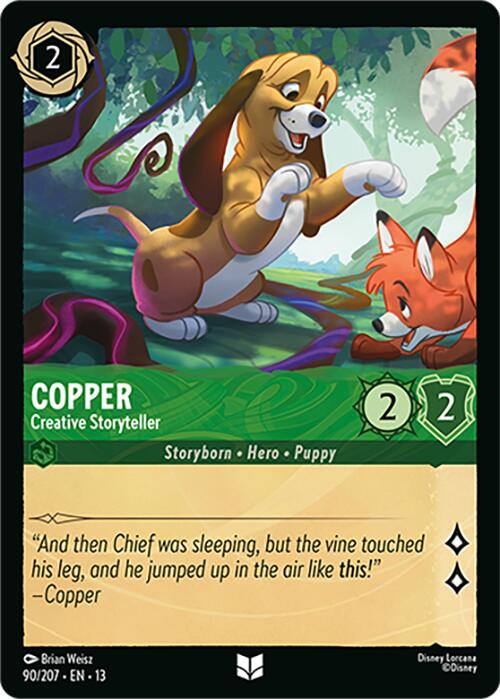 Copper - Creative Storyteller (90/207) [Attack of the Vine!] | Black Swamp Games