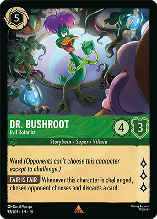 Dr. Bushroot - Evil Botanist (92/207) [Attack of the Vine!] | Black Swamp Games