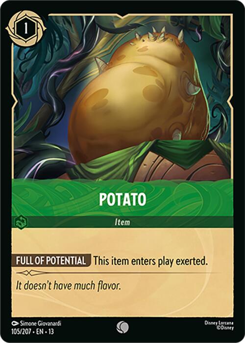 Potato (105/207) [Attack of the Vine!] | Black Swamp Games