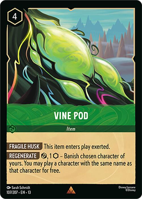 Vine Pod (107/207) [Attack of the Vine!] | Black Swamp Games