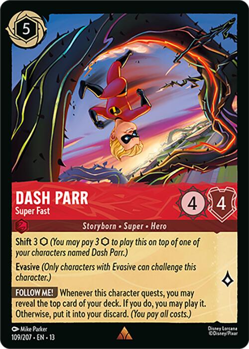 Dash Parr - Super Fast (109/207) [Attack of the Vine!] | Black Swamp Games