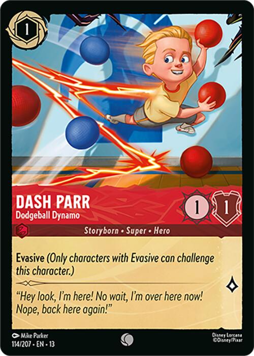 Dash Parr - Dodgeball Dynamo (114/207) [Attack of the Vine!] | Black Swamp Games