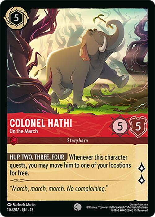 Colonel Hathi - On the March (116/207) [Attack of the Vine!] | Black Swamp Games