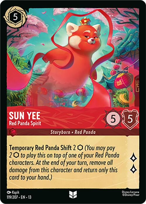 Sun Yee - Red Panda Spirit (119/207) [Attack of the Vine!] | Black Swamp Games