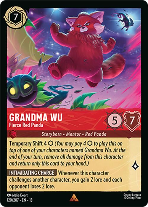 Grandma Wu - Fierce Red Panda (120/207) [Attack of the Vine!] | Black Swamp Games