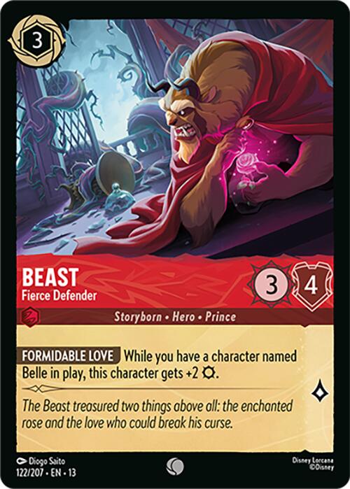 Beast - Fierce Defender (122/207) [Attack of the Vine!] | Black Swamp Games