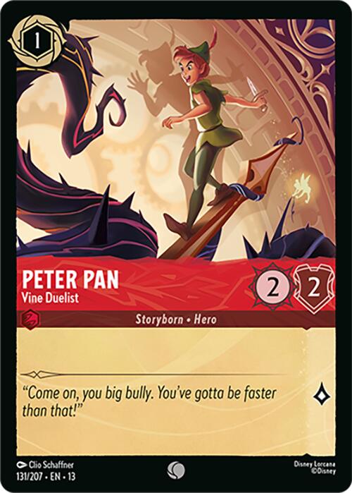 Peter Pan - Vine Duelist (131/207) [Attack of the Vine!] | Black Swamp Games