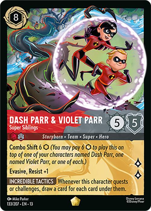 Dash Parr & Violet Parr - Super Siblings (133/207) [Attack of the Vine!] | Black Swamp Games