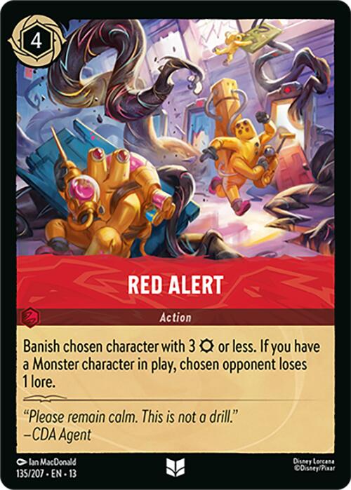 Red Alert (135/207) [Attack of the Vine!] | Black Swamp Games
