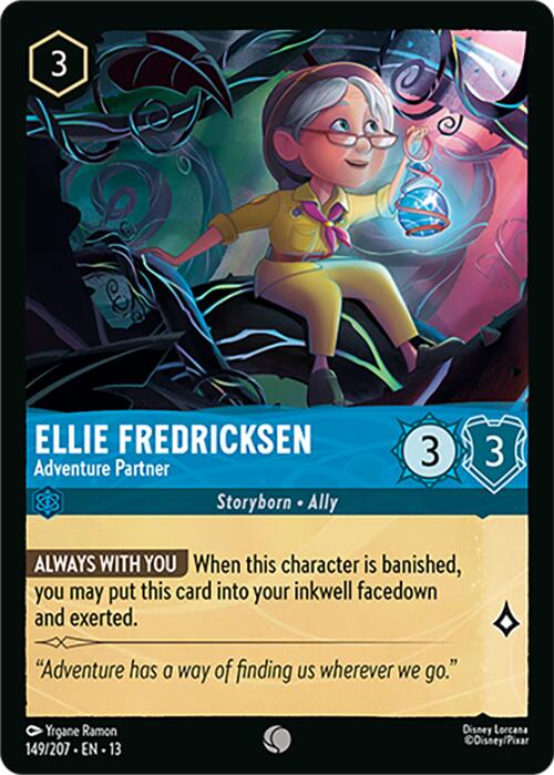 Ellie Fredricksen - Adventure Partner (149/207) [Attack of the Vine!] | Black Swamp Games