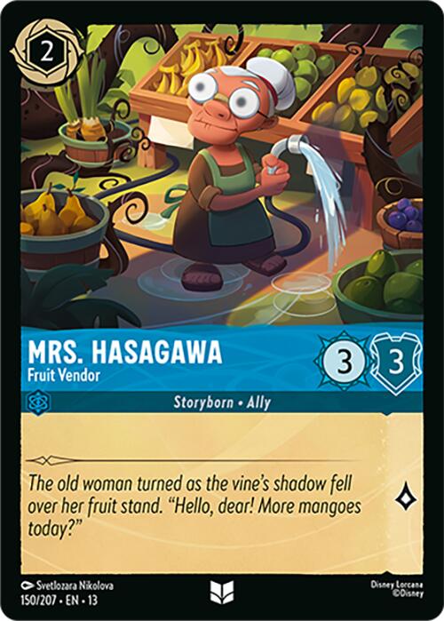 Mrs. Hasagawa - Fruit Vendor (150/207) [Attack of the Vine!] | Black Swamp Games