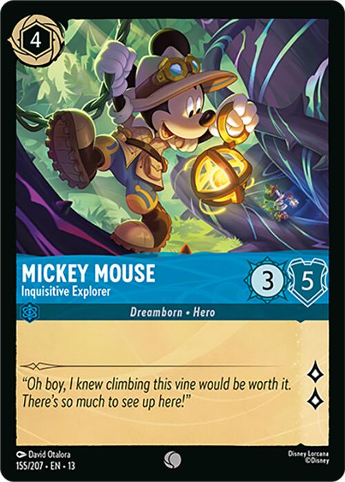 Mickey Mouse - Inquisitive Explorer (155/207) [Attack of the Vine!] | Black Swamp Games
