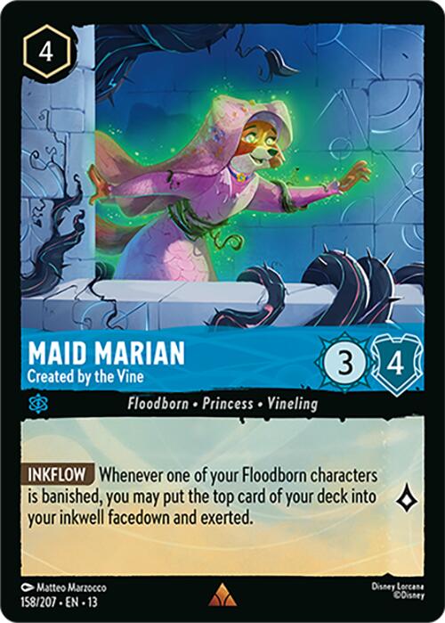 Maid Marian - Created by the Vine (158/204) [Attack of the Vine!] | Black Swamp Games