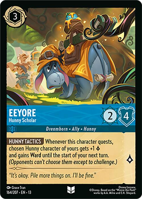 Eeyore - Hunny Scholar (164/207) [Attack of the Vine!] | Black Swamp Games
