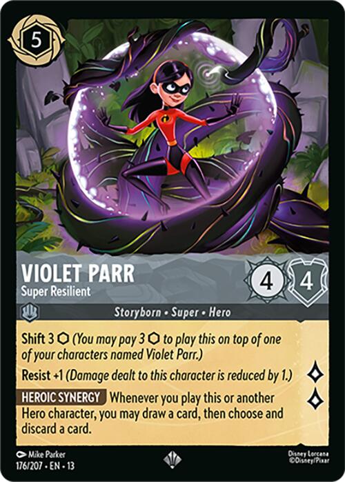Violet Parr - Super Resilient (176/207) [Attack of the Vine!] | Black Swamp Games