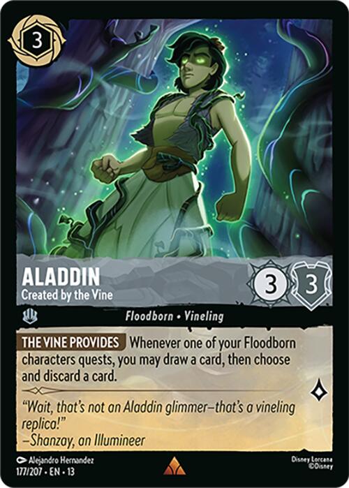 Aladdin - Created by the Vine (177/207) [Attack of the Vine!] | Black Swamp Games