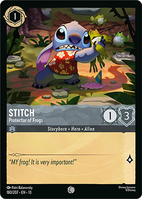 Stitch - Protector of Frogs (180/207) [Attack of the Vine!] | Black Swamp Games