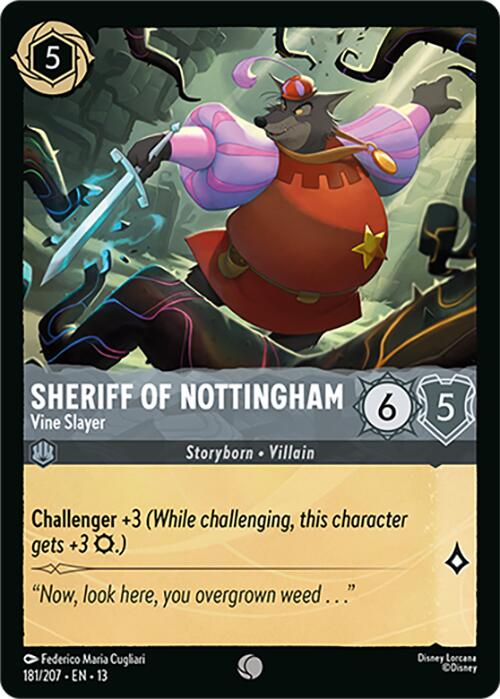 Sheriff of Nottingham - Vine Slayer (181/207) [Attack of the Vine!] | Black Swamp Games