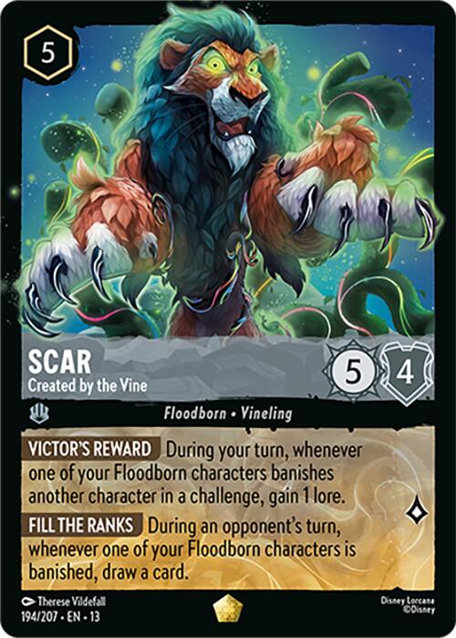 Scar - Created by the Vine (194/207) [Attack of the Vine!] | Black Swamp Games