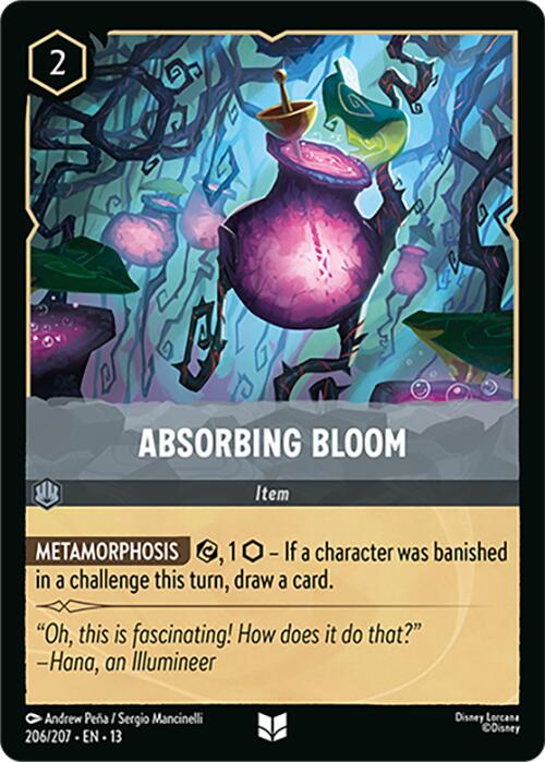 Absorbing Bloom (206/207) [Attack of the Vine!] | Black Swamp Games