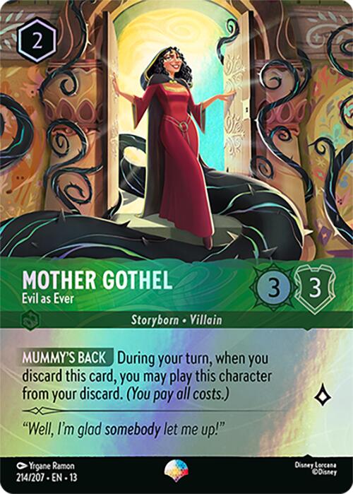 Mother Gothel - Evil as Ever (Epic) (214/204) [Attack of the Vine!] | Black Swamp Games