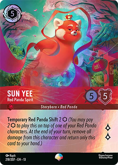Sun Yee - Red Panda Spirit (Epic) (218/204) [Attack of the Vine!] | Black Swamp Games
