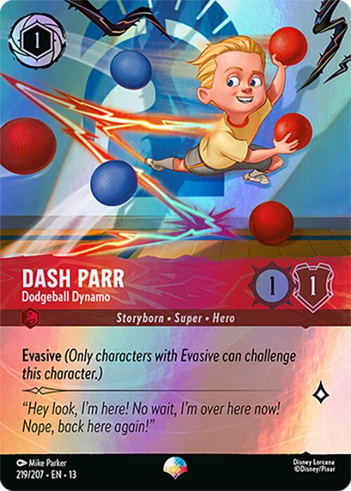 Dash Parr - Dodgeball Dynamo (Epic) (219/204) [Attack of the Vine!] | Black Swamp Games