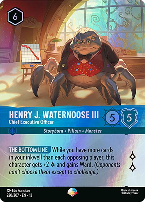 Henry J. Waternoose III - Chief Executive Officer (Epic) (220/204) [Attack of the Vine!] | Black Swamp Games