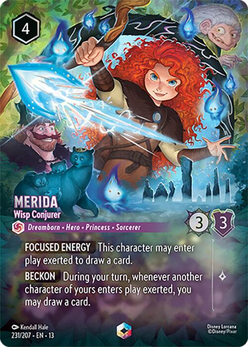 Merida - Wisp Conjurer (Enchanted) (231/204) [Attack of the Vine!] | Black Swamp Games