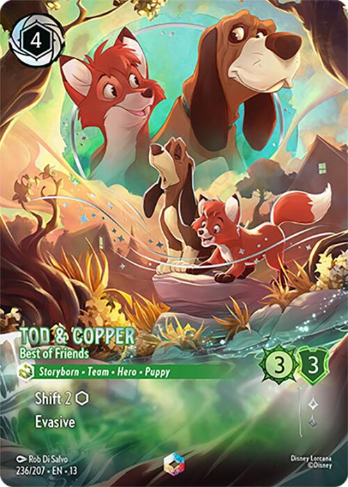Tod & Copper - Best of Friends (Enchanted) (236/204) [Attack of the Vine!] | Black Swamp Games