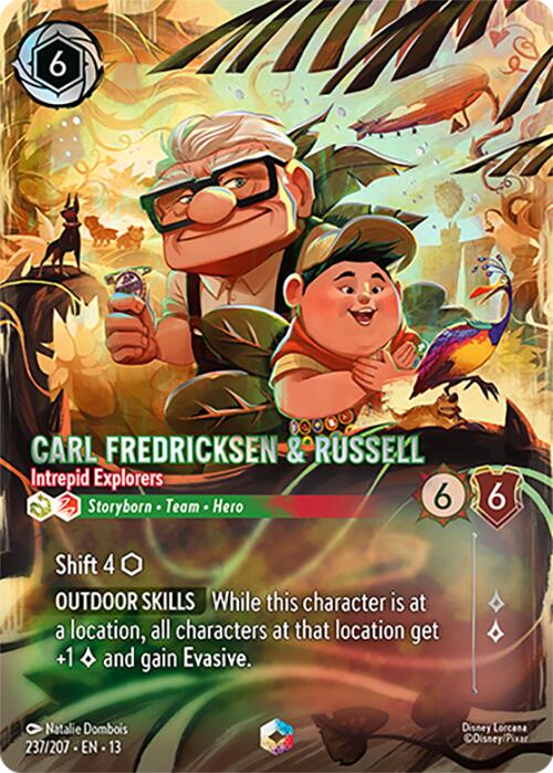 Carl Fredricksen & Russell - Intrepid Explorers (Enchanted) (237/204) [Attack of the Vine!] | Black Swamp Games