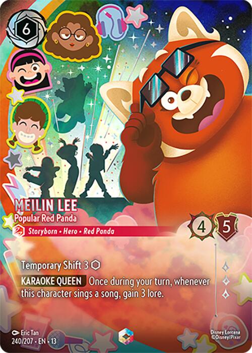 Meilin Lee - Popular Red Panda (Enchanted) (240/204) [Attack of the Vine!] | Black Swamp Games