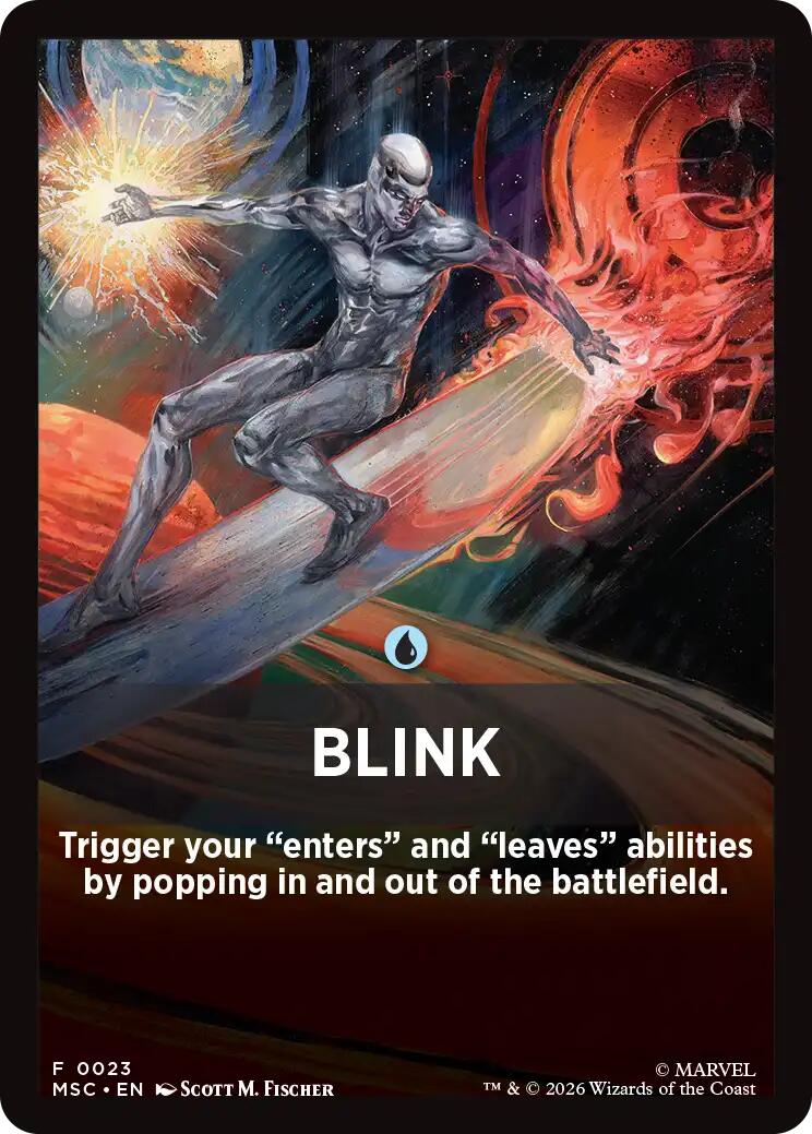 Blink Theme Card [Marvel Super Heroes Commander] | Black Swamp Games