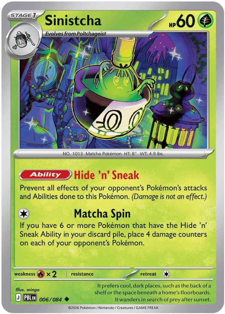Sinistcha (006/084) [Mega Evolution: Pitch Black] | Black Swamp Games