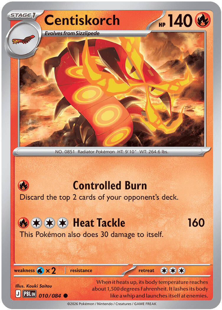 Centiskorch (010/084) [Mega Evolution: Pitch Black] | Black Swamp Games