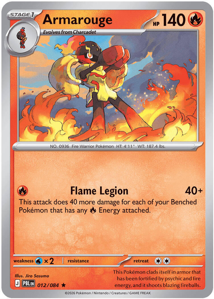 Armarouge (012/084) [Mega Evolution: Pitch Black] | Black Swamp Games