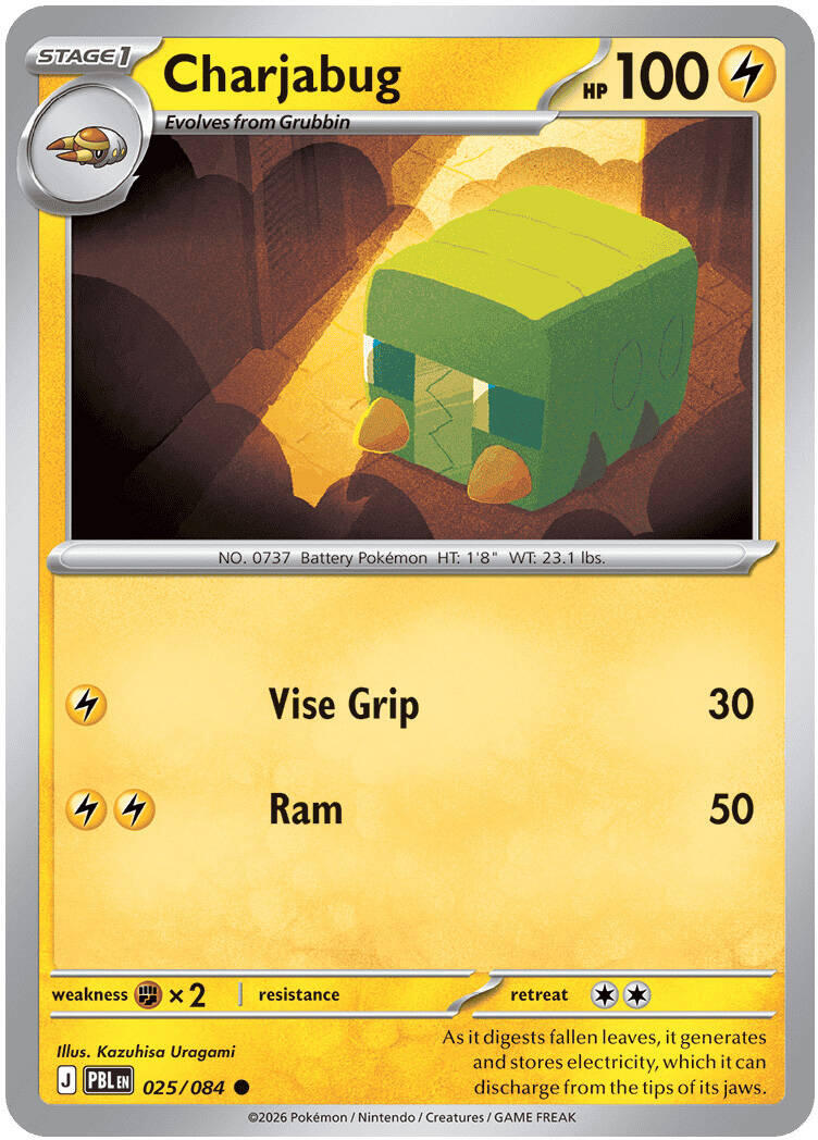 Charjabug (025/084) [Mega Evolution: Pitch Black] | Black Swamp Games
