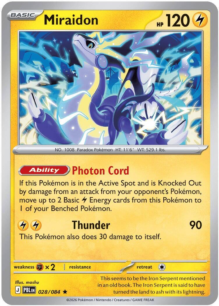 Miraidon (028/084) [Mega Evolution: Pitch Black] | Black Swamp Games