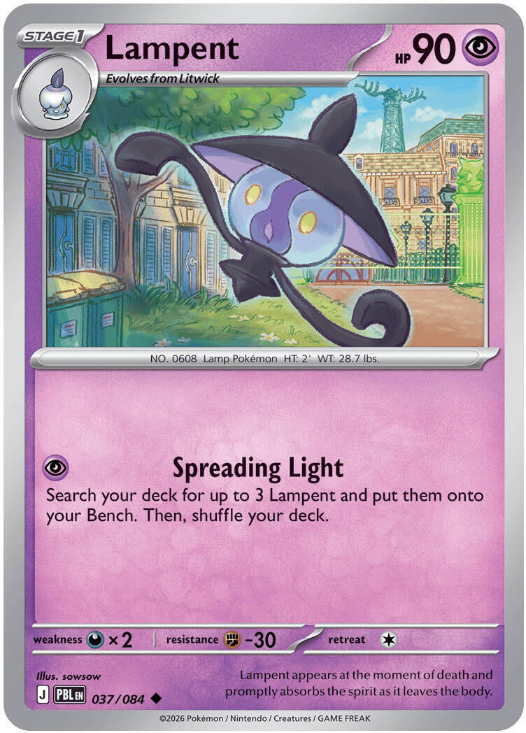 Lampent (037/084) [Mega Evolution: Pitch Black] | Black Swamp Games