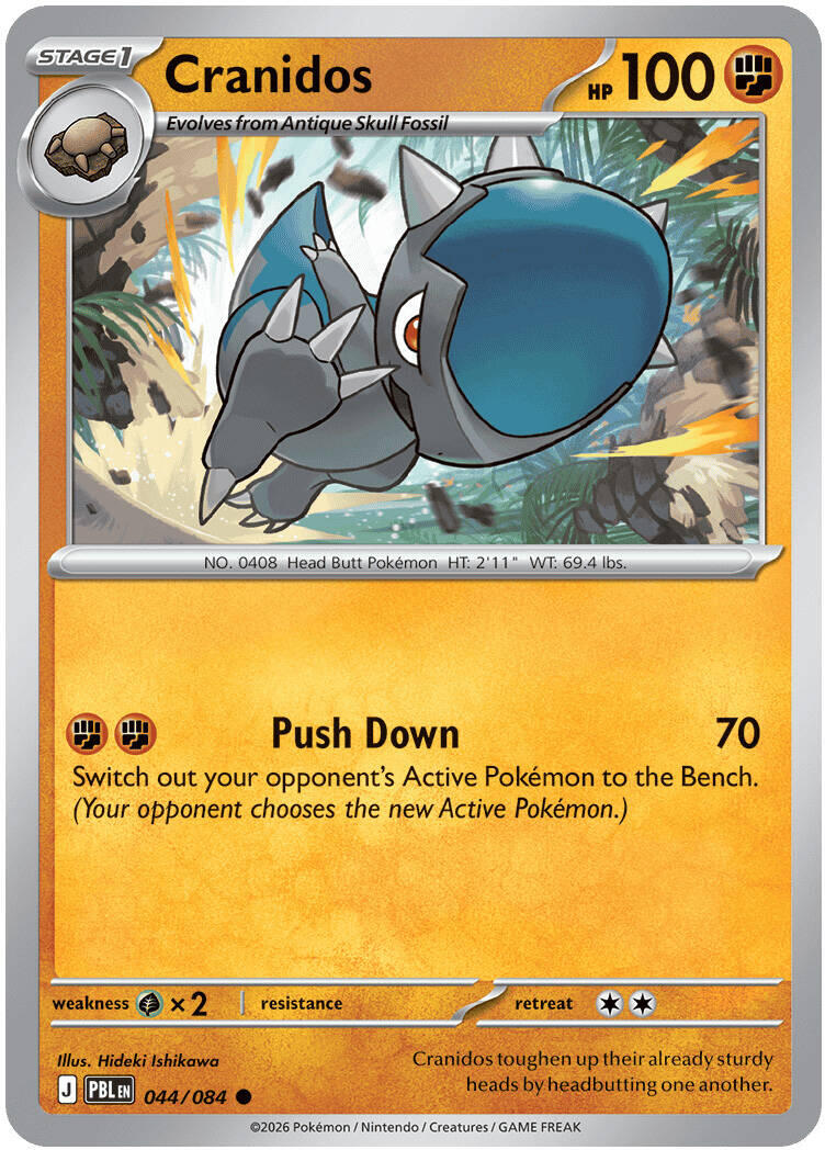 Cranidos (044/084) [Mega Evolution: Pitch Black] | Black Swamp Games