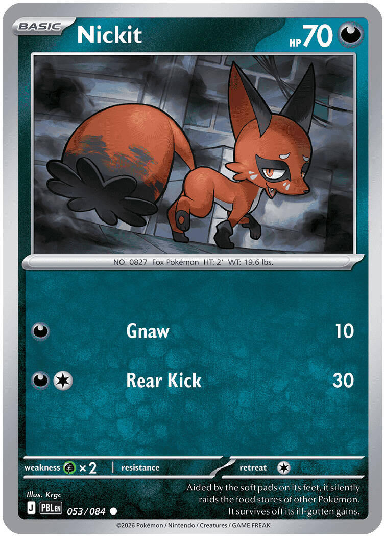 Nickit (053/084) [Mega Evolution: Pitch Black] | Black Swamp Games