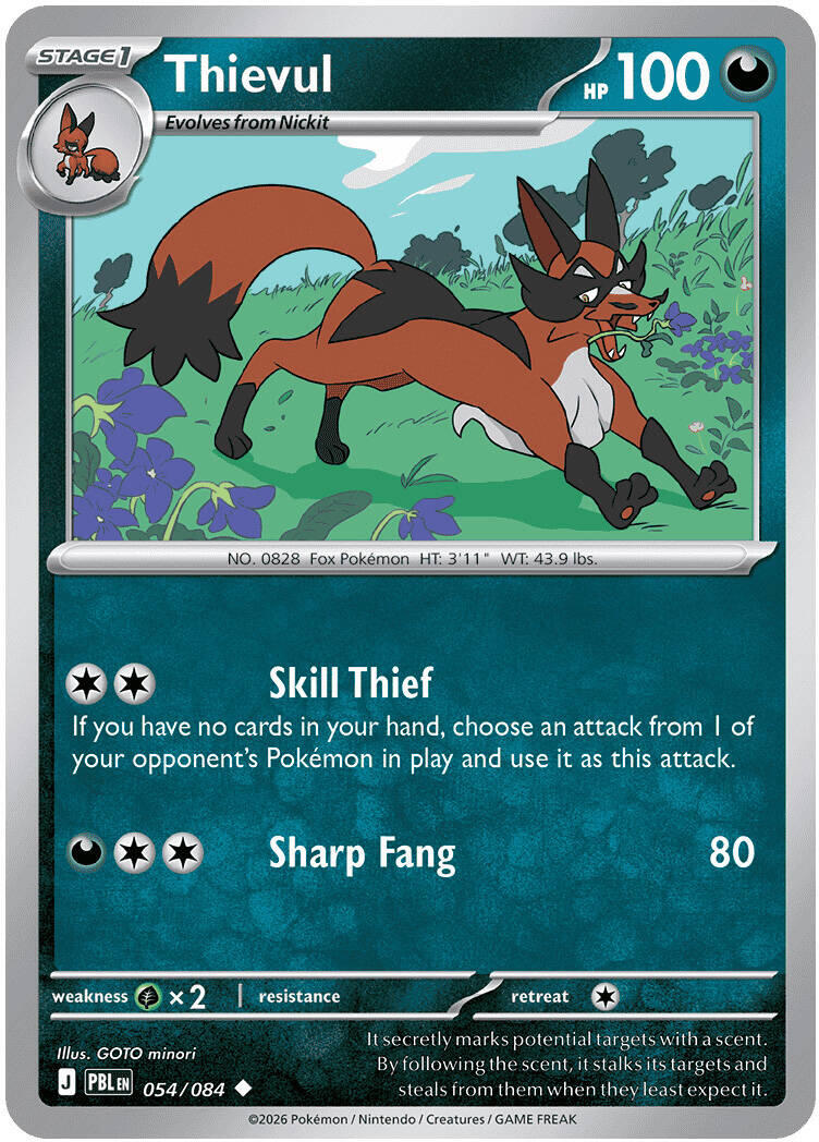 Thievul (054/084) [Mega Evolution: Pitch Black] | Black Swamp Games
