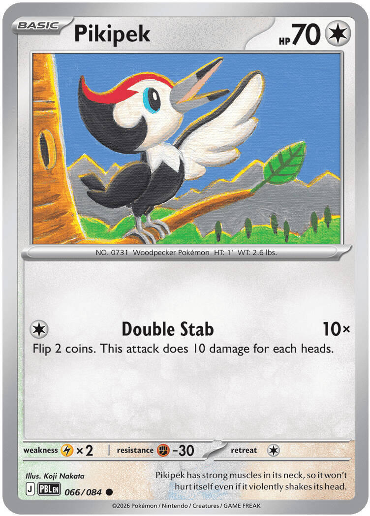 Pikipek (066/084) [Mega Evolution: Pitch Black] | Black Swamp Games