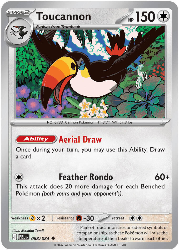 Toucannon (068/084) [Mega Evolution: Pitch Black] | Black Swamp Games