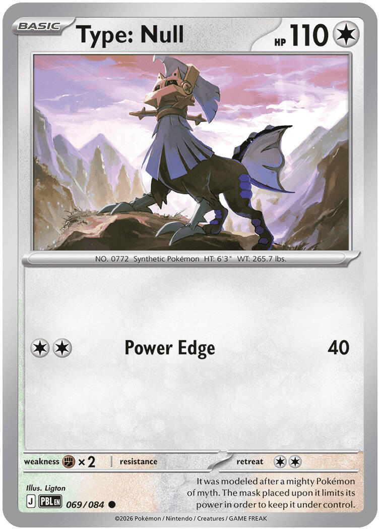 Type: Null (069/084) [Mega Evolution: Pitch Black] | Black Swamp Games
