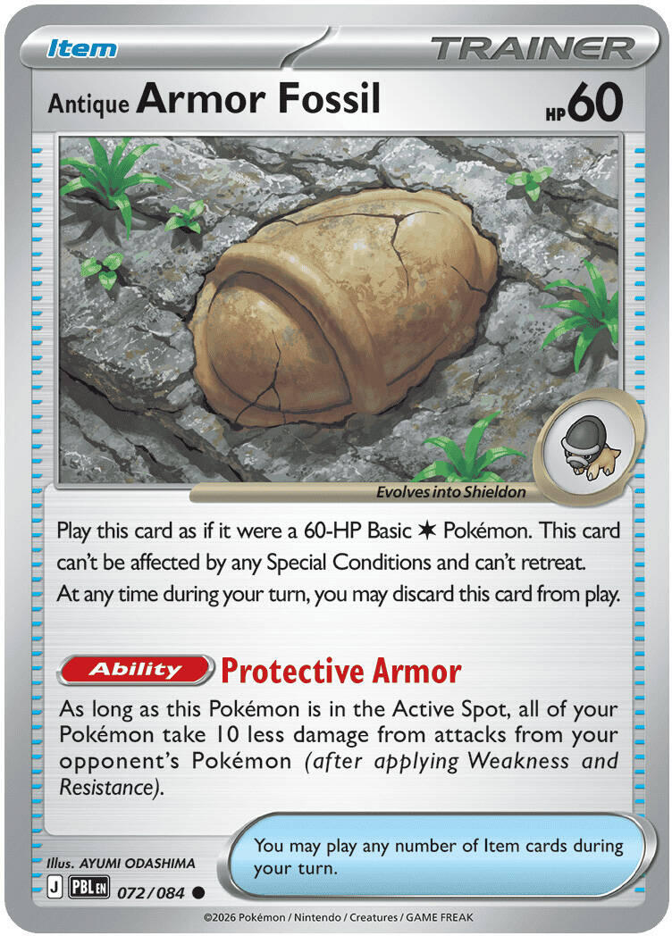 Antique Armor Fossil (072/084) [Mega Evolution: Pitch Black] | Black Swamp Games